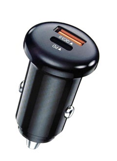 PowerMax 38W High-Speed Car Charger – Dual USB Ports with Quick Charge 3.0, Compact & Durable Universal Car Adapter for Fast Charging  - Image 1
