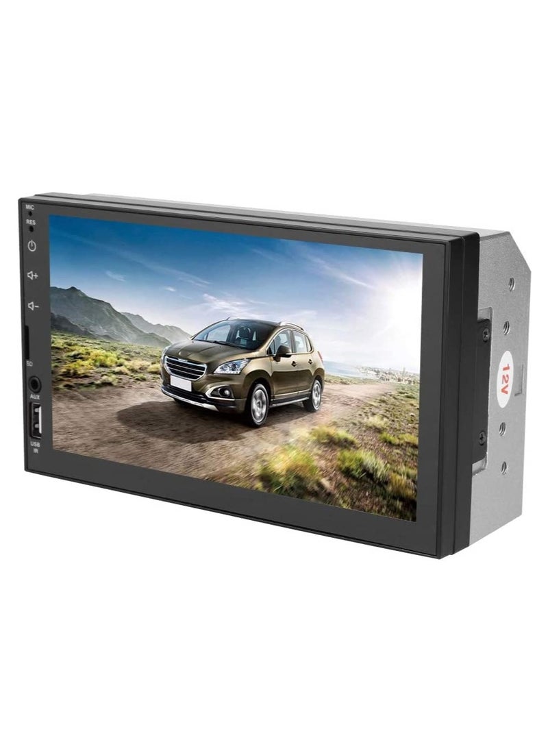 Car MP5 Player 7 Inch Car Stereo Radio HD MP5 Player Screen Bluetooth Radio 2din FM Wireless Remote Control with Touch Screen