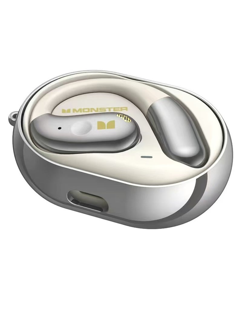 Monster Open Ear AC360, Wireless Bluetooth Rotary Earphone, with Lanyard, Upgraded Bluetooth 5.4, Touch Control, 24h Long Battery Life, IPX5 Waterproof, Long Wear Comfortable and Not Tired - Image 1