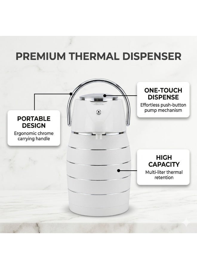 Lavin vaccum flask 2.5Liter Airport / Glass Inner Thermos /Long Heat Retention / Hot&Cold /HB - Image 4