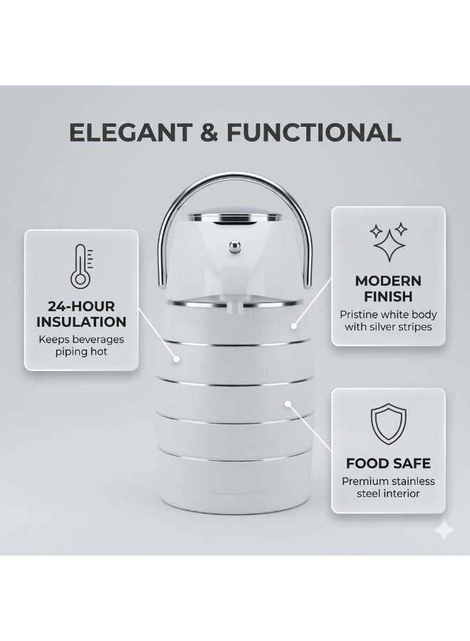 Lavin vaccum flask 2.5Liter Airport / Glass Inner Thermos /Long Heat Retention / Hot&Cold /HB - Image 5
