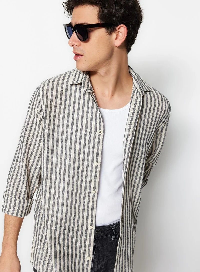 trendyol Striped Regular Fit Shirt