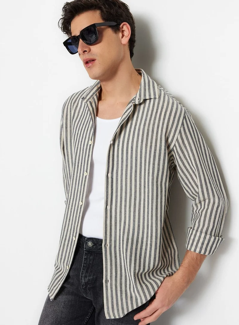 trendyol Striped Regular Fit Shirt