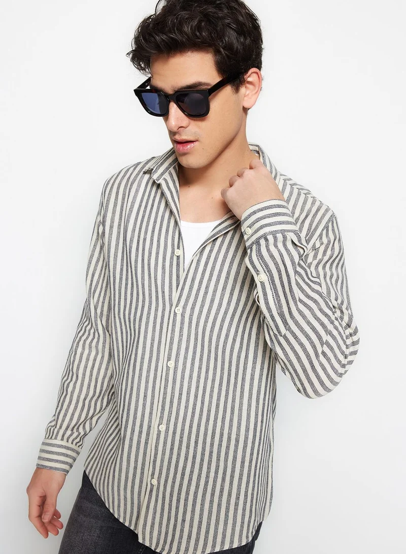 trendyol Striped Regular Fit Shirt