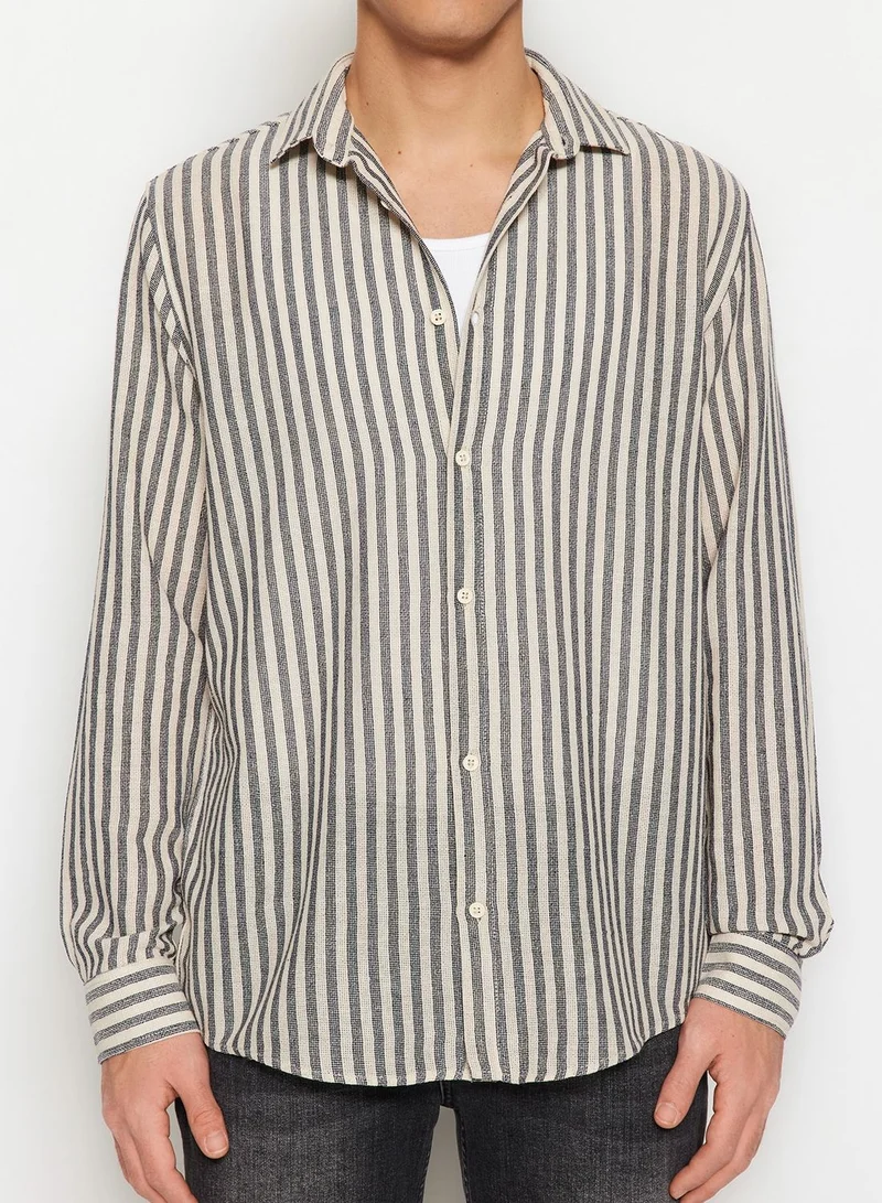 trendyol Striped Regular Fit Shirt