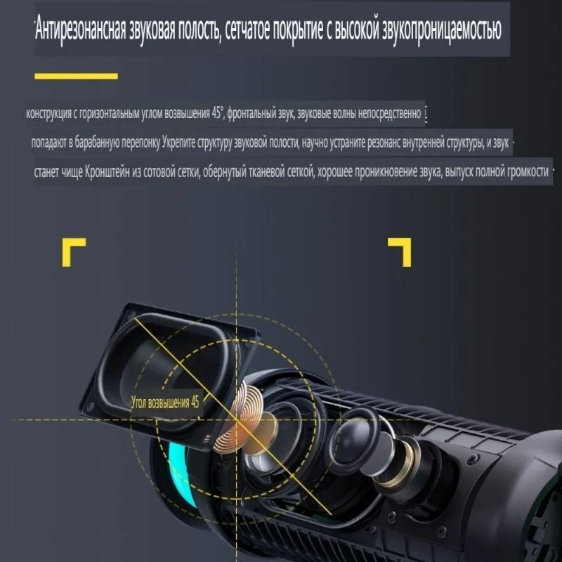Mifa WildRod Cycling Portable Bluetooth Speaker for Bike Mountain Bike Motorcycle Road Bike Outdoor Audio, Black - Image 4