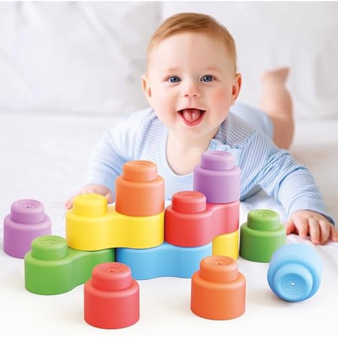 MOMY SOFT BUILDING BLOCKS TOY 12-PIECES - Image 4