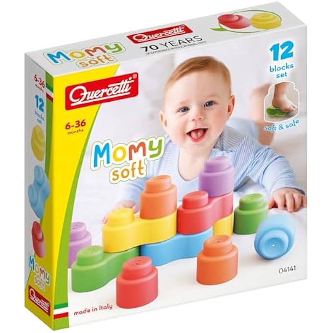 MOMY SOFT BUILDING BLOCKS TOY 12-PIECES - Image 2