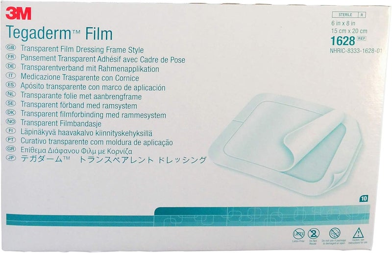 Tegaderm Transparent Dressing 6 x 8 Inch 10 Count by Tegaderm