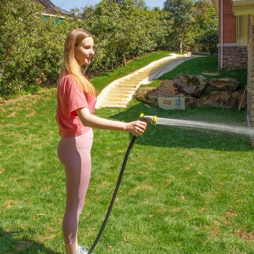 Fevone Garden Hose 50 ft., Lightweight Hybrid Water Hose, Flexible and Durable, Leak-Free Connections - Image 3