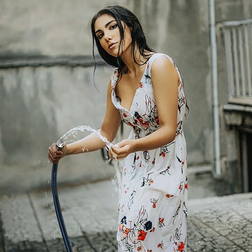 Fevone Garden Hose 50 ft., Lightweight Hybrid Water Hose, Flexible and Durable, Leak-Free Connections - Image 2