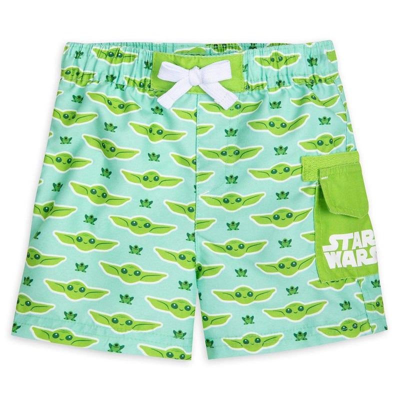 Starwars The Child Swim Trunks for Baby – The Mandalorian, Size 6-9 Months - Image 1