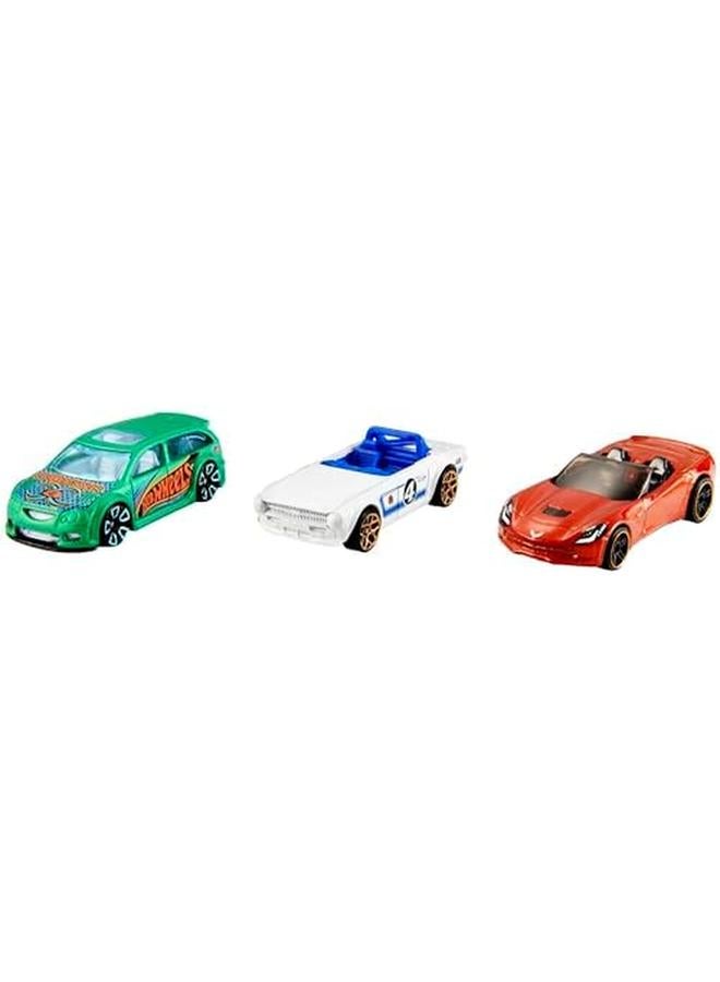 Hot Wheels 1 64 Scale Toy Race Cars Pick Up Trucks Rescue Vehicles Hot Rods And More 3 Pack Styles May Vary - Image 2