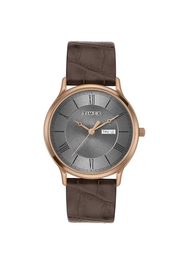 TIMEX Analog Watch for Men with Round Dial & Water Resistant Man's Wrist Watches - Image 1