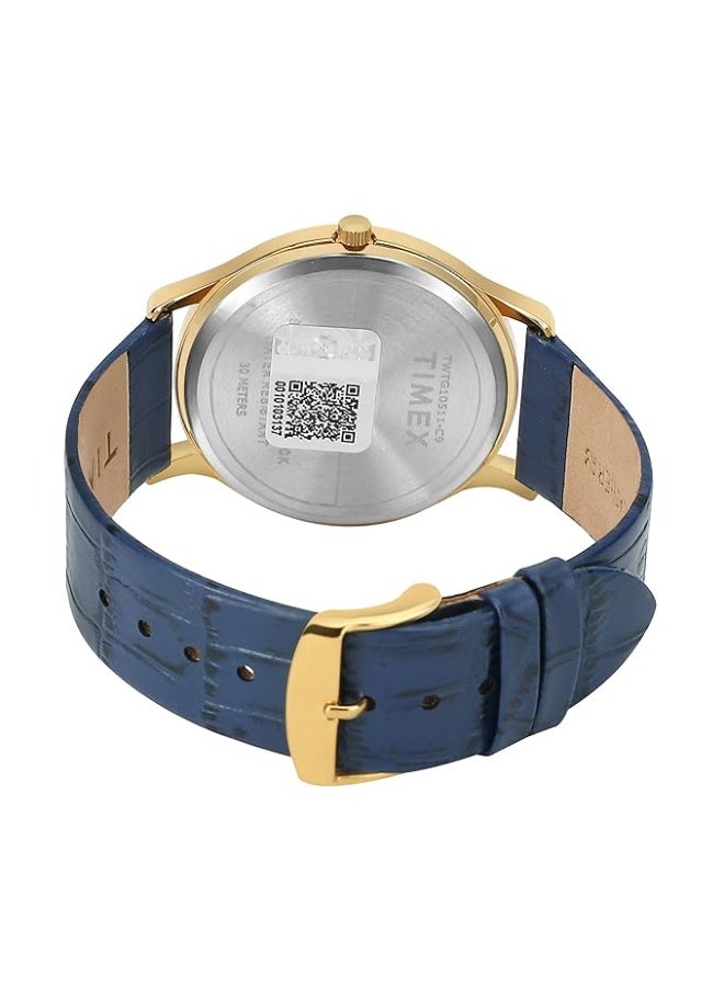 TIMEX Analog Watch for Men with Round Dial & Water Resistant Man's Wrist Watches - Image 3