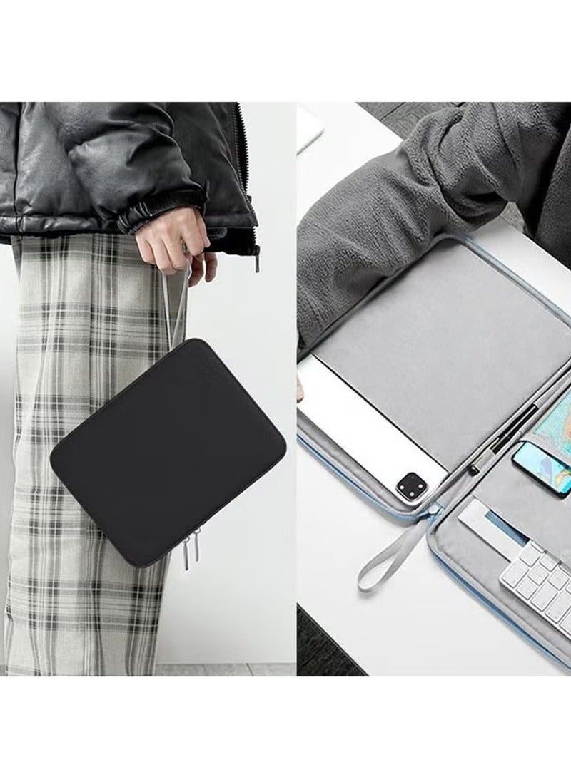 حقيبة أكمام اللوح المغطاة لـ iPad 11.5-12.9 بوصة ، iPad Pro ، iPad Air وغيرها من الأجهزة اللوحية ، الأسود. - Image 5