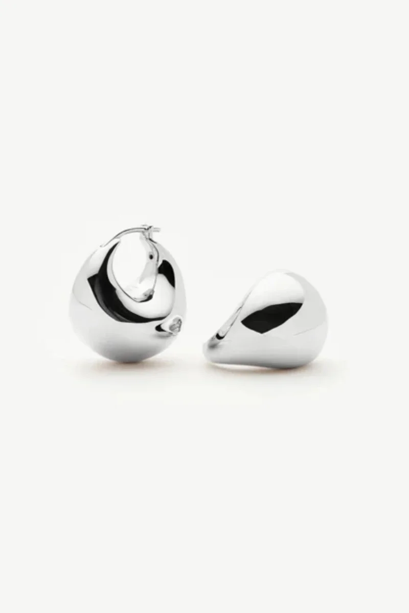 Missoma Textured Hoop Earrings