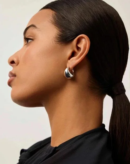 Missoma Textured Hoop Earrings