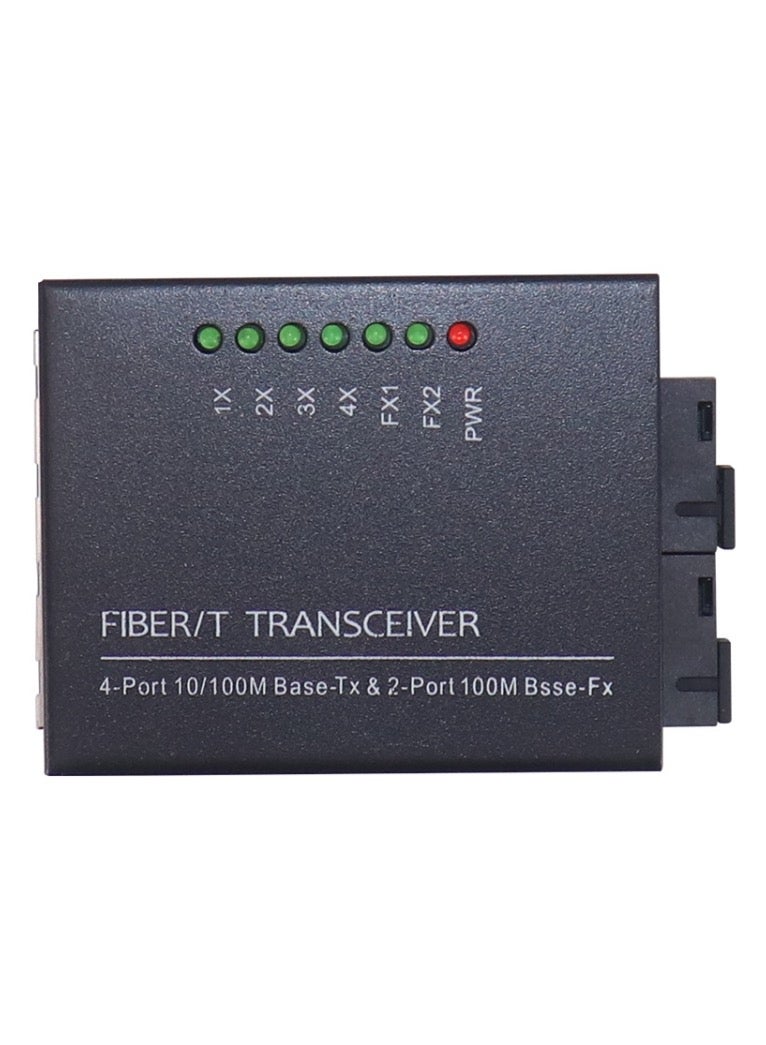 2 Fiber Port & 4 LAN Port 10/100M Ethernet Switch Fiber Optic Switch - Image 4