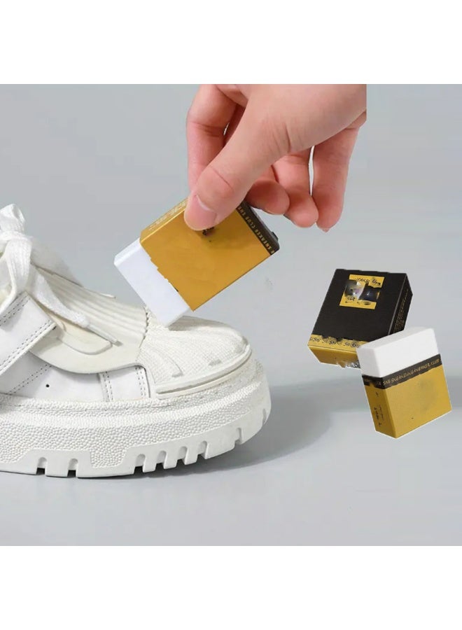 2 قطعة العناية بالأحذية تنظيف ممحاة فرشاة أحذية محمولة مزيل للبقع ممحاة ، لا حاجة للمياه ، يسهل حملها وتخزينها ، للأحذية الرياضية النظيفة ، الأحذية ، الأحذية - Image 1