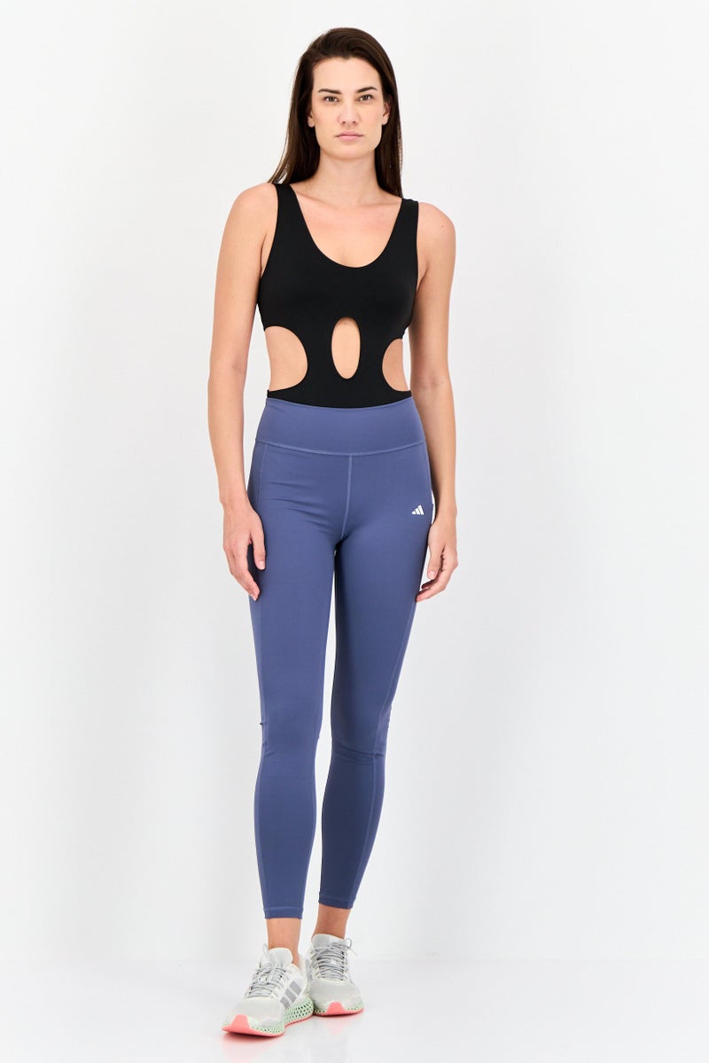 Adidas بدلة تدريب بلا أكمام للنساء، سوداء - Image 4