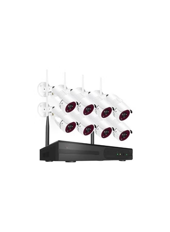 Wireless 8-Channel CCTV Security Camera System with 2TB NVR, 8 Full HD 1080P Outdoor Cameras, 2MP Night Vision and Weather-Resistant Design - Image 3