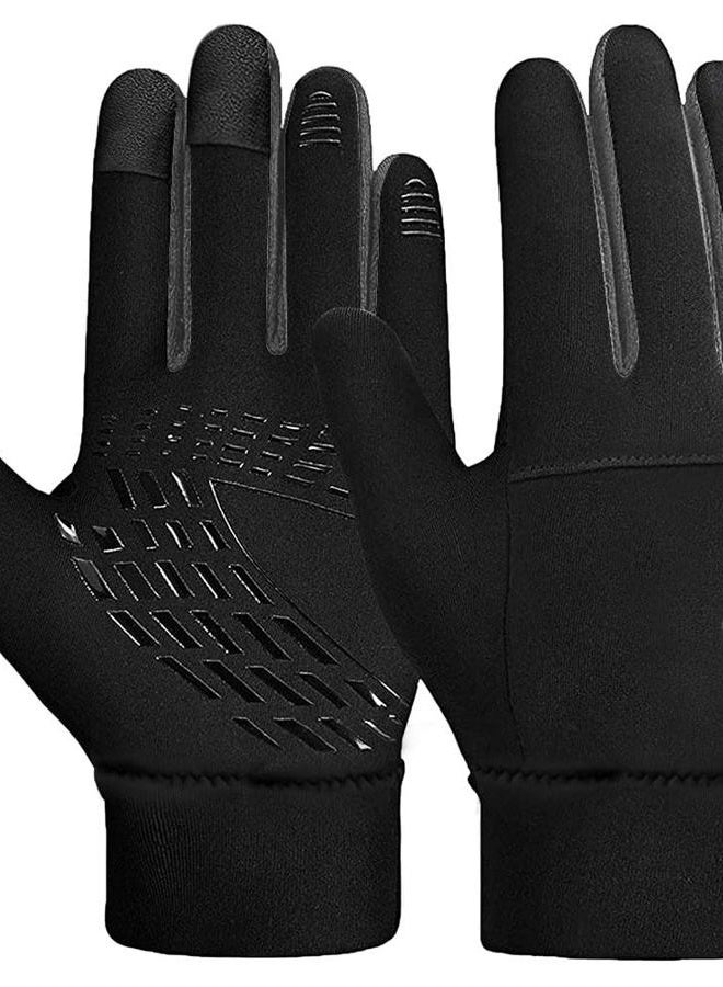 YukiniYa Kids Winter Gloves Back Water Repellent Touchscreen Warm Fleece Anti-Slip for Boys Girls 3-15 Years - Image 1