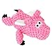 goDog Checkers Just for Me Flying Pig Squeaky Plush Dog Toy with Chew Guard Technology Durable Fabric Squeaker for Active Play Pink Mini - Image 3