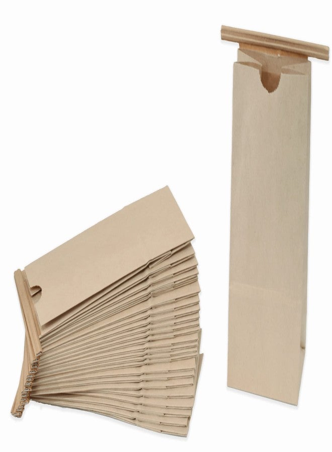 JA Kitchens 1/2 Pound Kraft Coffee Bags - 50 Count - Brown - Image 1