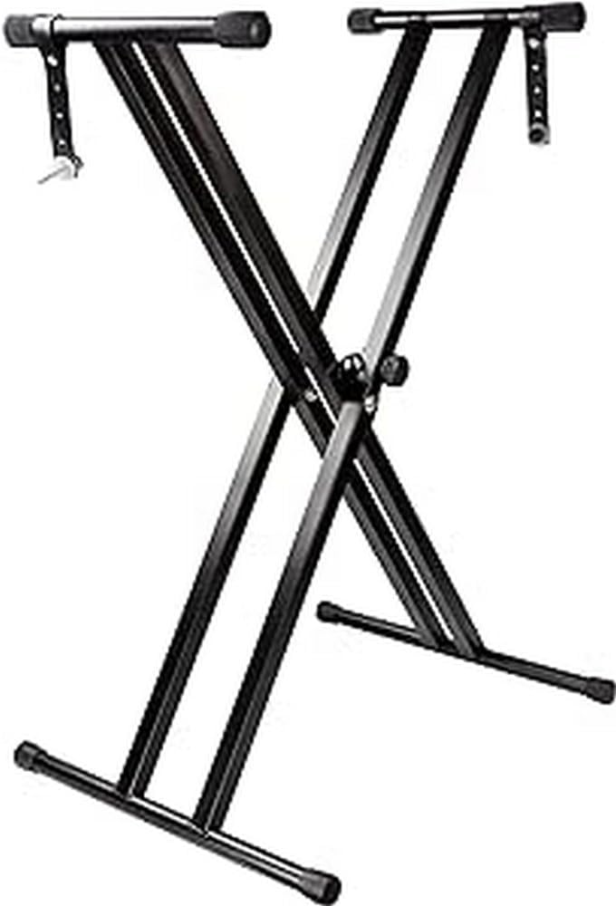RockJam Adjustable Keyboard Stand with Locking Straps & Quick Release Mechanism - Image 1