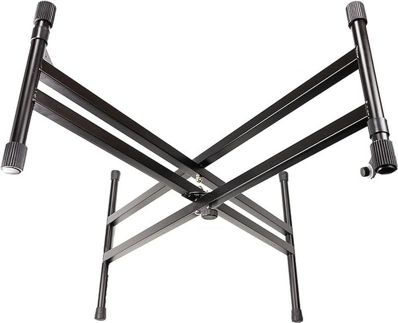 RockJam Adjustable Keyboard Stand with Locking Straps & Quick Release Mechanism - Image 4