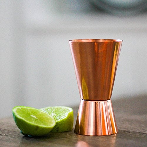 NJ OVERSEAS NJ Pure Copper Jigger, Premium Handmade Vintage Model 15-30 ml Gift Item: 01 Pc. - Image 2