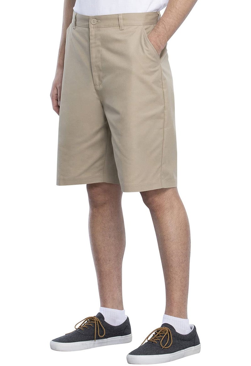 Classroom School Uniforms Big Boys Flat Front Shorts, Khaki, 8 Husky - Image 5