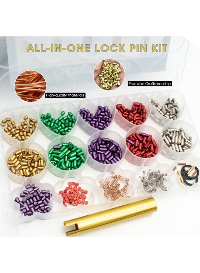 Hoeine Universal Rekeying Kit for Schlage Locks | Complete Lock Pinning Kit Includes Master, Bottom & Top Pins and Springs Professional Door Lock Re-Key Kit for Home & Commercial Security - Image 4