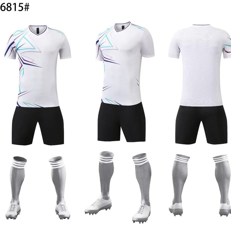 Extremely Fast Football Game Uniforms For Adults And Children Short-Sleeved Training Suits Summer Breathable Quick-Drying Jerseys Sportswear - Image 3