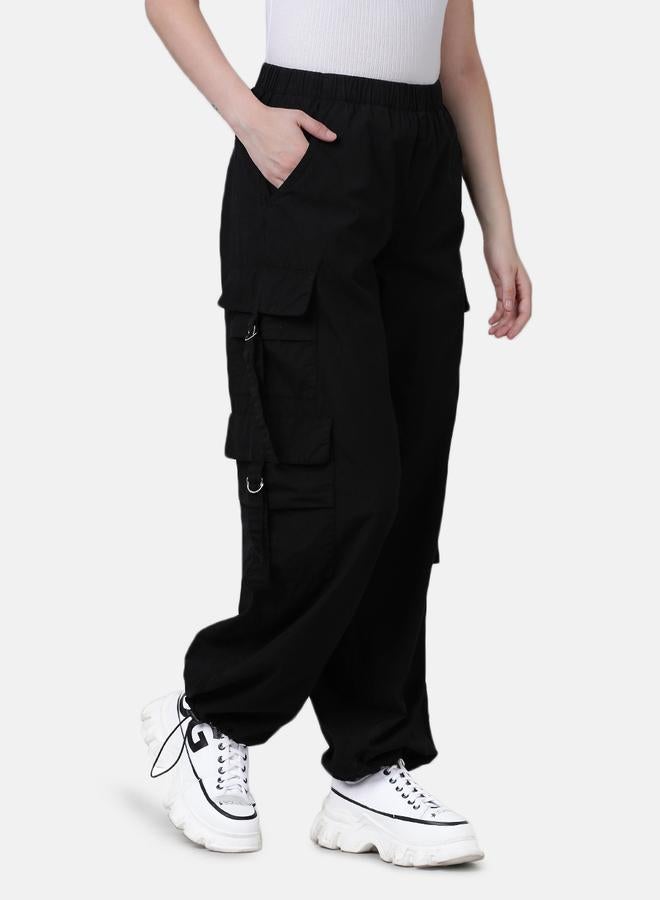 Take Two Women Cargo Loose Fit Parachute Pants - Image 5
