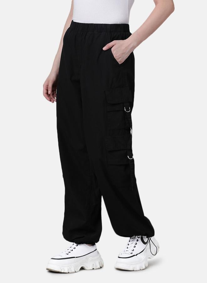 Take Two Women Cargo Loose Fit Parachute Pants - Image 3