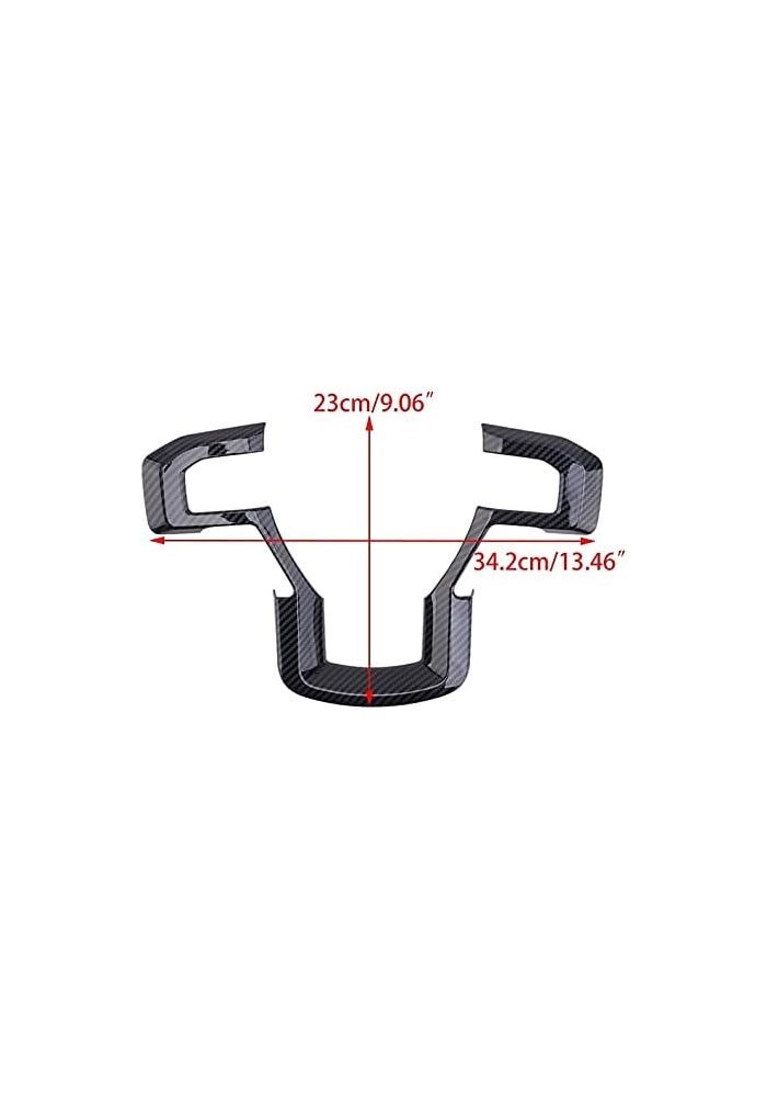 Wivplex Carbon Fiber Steering Wheel Cover Trim for Ford F-150 - Image 2