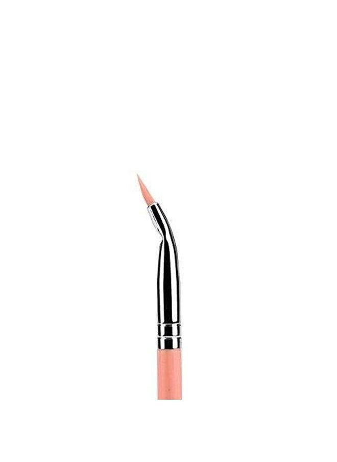 Bdellium Tools Bdellium Tools Professional Makeup Brush Pink Bambu Series - Bent Eyeliner 708  - Image 2