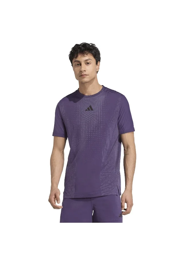 Adidas Adidas Airchill Tee Purple T-Shirt (Short Sleeve) T-Shirts For Men