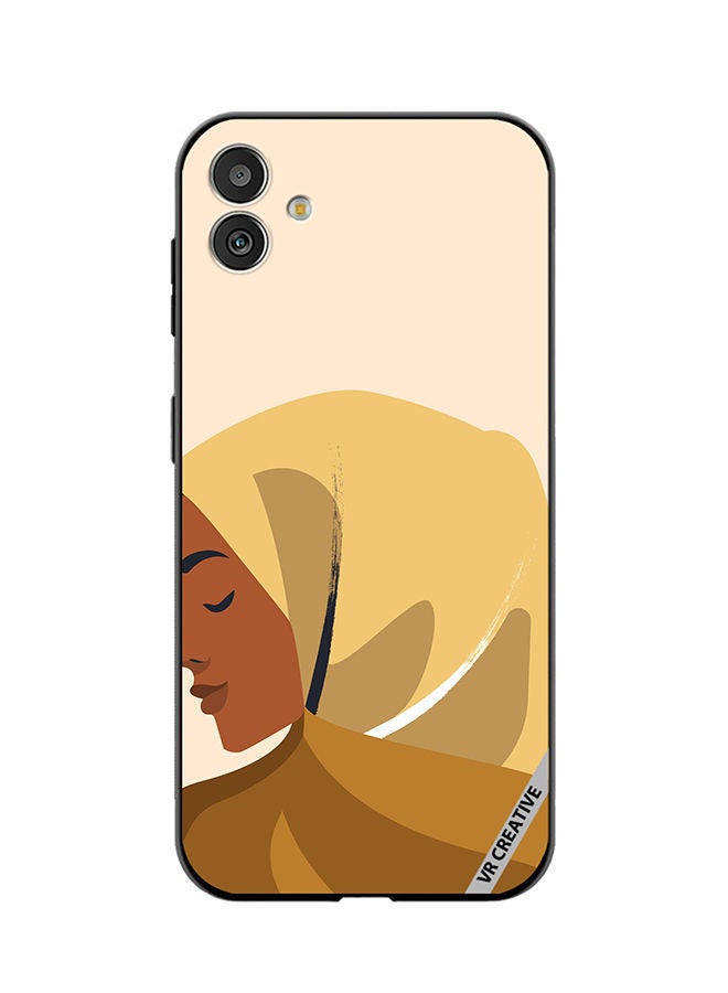 VR CREATIVE Protective Case Cover For Samsung Galaxy M13 5G Cartoon Woman Shape Design Multicolour - Image 1