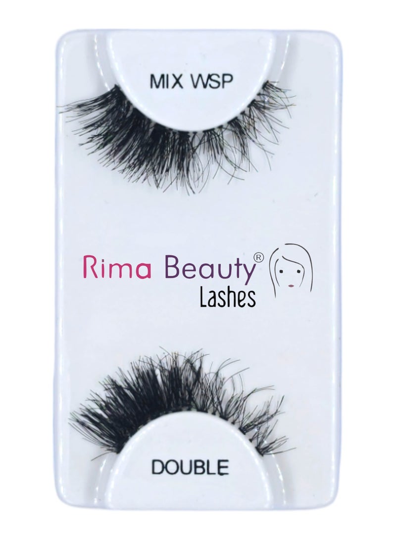 Rima Beauty Lashes Human HAIR Black # Mix Wsp  - Image 1