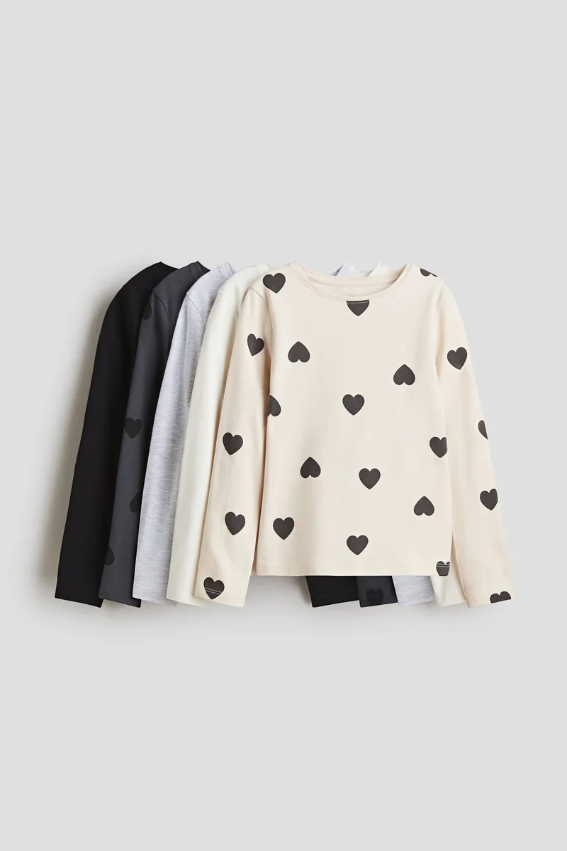 H&M 5-pack jersey tops