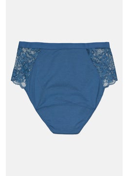 TRIUMPH Women Textured Pull On Panties, Blue  - Image 2