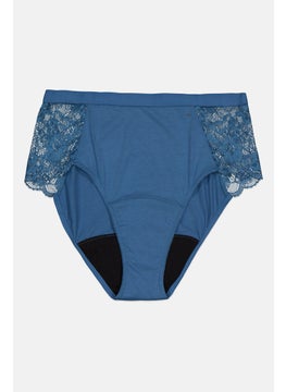 TRIUMPH Women Textured Pull On Panties, Blue  - Image 1