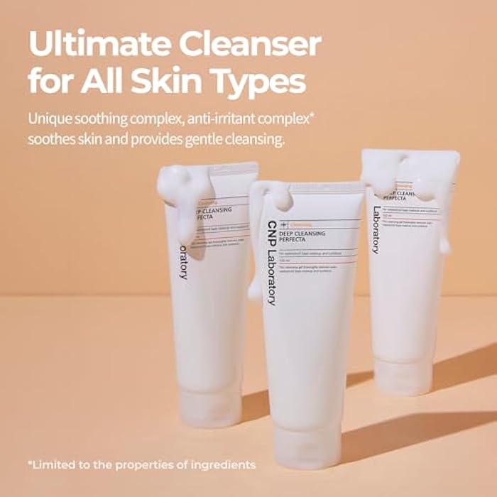 CNP Deep Cleansing Perfecta – Mineral Oil-Free Deep Cleanser for Waterproof Makeup Removal, Suitable for All Skin Types, Gifts for Women, Korean Skin Care (5.07 fl. oz) - Image 4