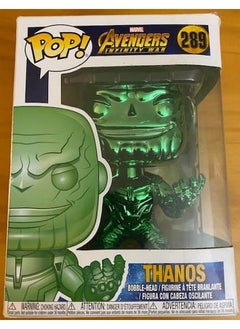 Funko Popmarvel Avengers Infinity War Green Chrome Thanos Exclusive  - Image 2