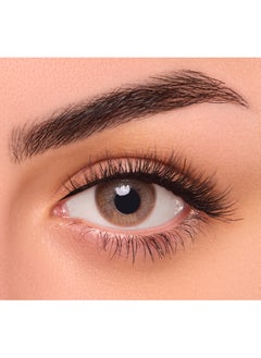 FreshEyes Daily Color Contact Lenses for Girls and Women Natural and Calm Colors Eye Expansion Diameter 14.2 Mocca  - Image 1