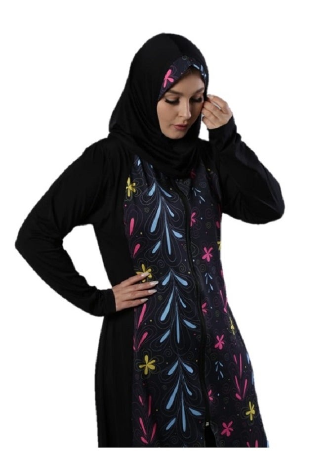 ليكو - مايوه سباحة بوركيني شرعى اسلامي ، ووتر برووف ، فضفاض ، حريمى - Image 1