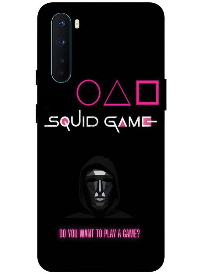 Protective Case Cover For OnePlus Nord Smart Series Printed Protective Case Cover for OnePlus Nord Squid Game Do You Want To Play A Game